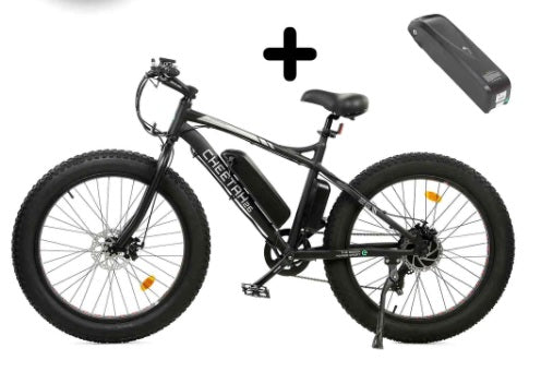 Ecotric Fat Tire Beach Snow Electric Bike - Long Battery Life
