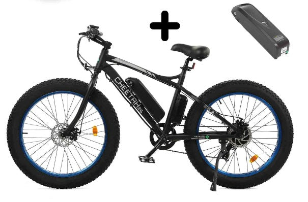 Ecotric Fat Tire Beach Snow Electric Bike - Long Battery Life