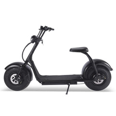 MotoTec Fat Tire 60v 18ah 2000w Lithium Electric Scooter Black